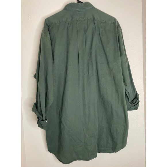 Rare Find Vintage Polo Ralph Lauren Green Casual Shirt XL Polo Ralph Lauren - Picture 4 of 4